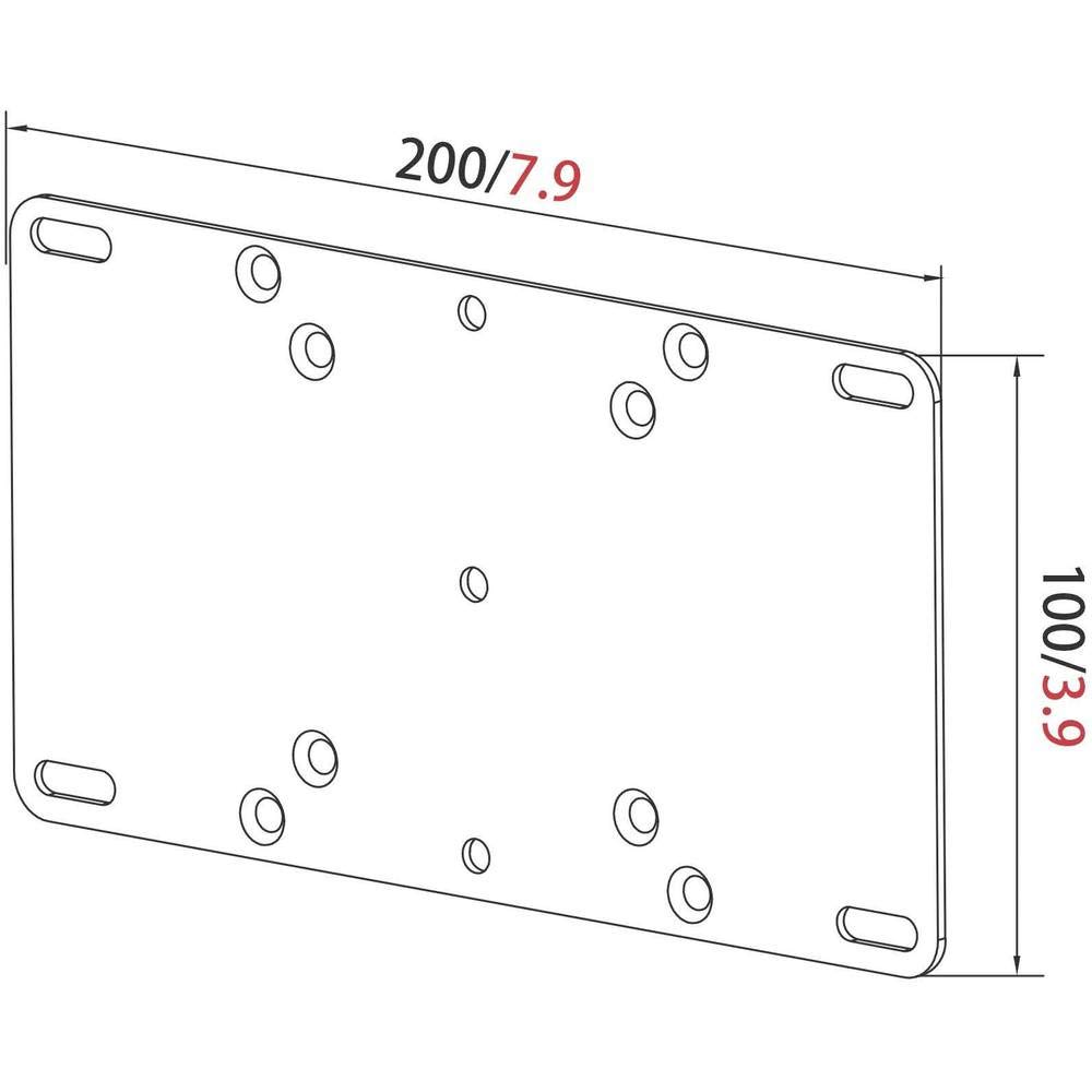 Transmedia Adapter VESA HA2L 75/100