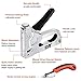 NEU MASTER 3 in 1 Staple Gun, Manual, Heavy Duty with Stapler Remover and 2000Pcs Staples for Upholstery, Fixing Material, Decoration, Carpentry, Furniture