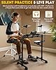 LALAHO Electric Drum Kit, Electronic Drum Kit with USB MIDI, Type-C Charging, Built-in Metronome, Record & Headphone Mode, Sticks, Stool, 150 Sounds, 64 Polyphony,10 Demos & 10 Kits for Beginner #1