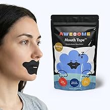 AWESOME Mouth Tape Full Cover for Sleeping,Supports Nasal Breathing,Reduces Snoring,Improves SleepQuality,Gentle Skin Adhesive for Night Use_30 Strips