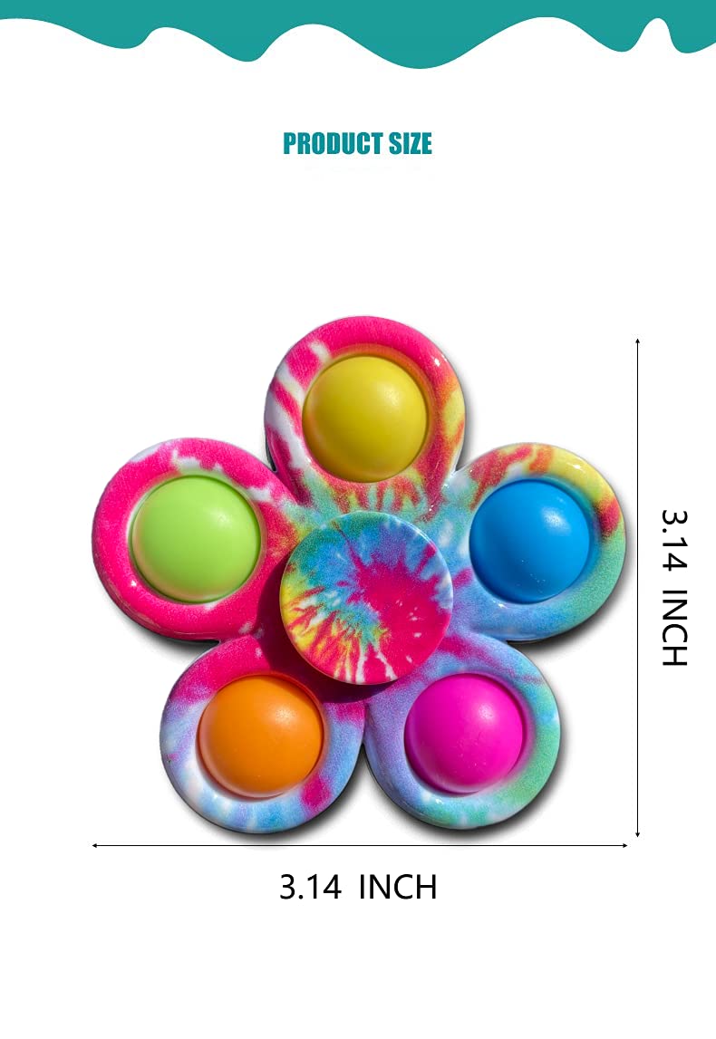 Touch Of Wonder Pop Fidget Spinner 4 Pack, Fidget Poppers Pack