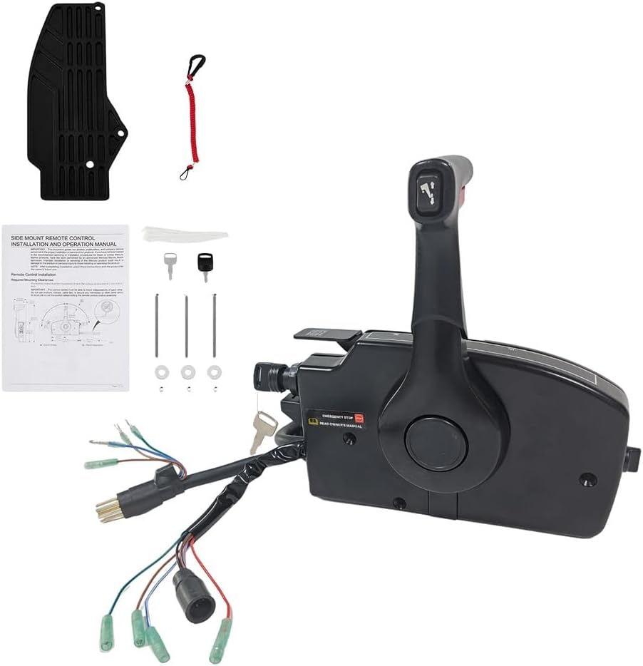 Left Side Mount Remote Control Box 881170A15 for Mercury Outboard Control Box 8 Pin