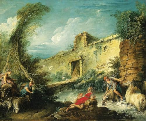 Poster François Boucher art mural graffiti pour sublimer la décoration du salon