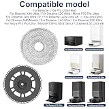 Jegehoyo Ściereczki do mopa z zapasowym uchwytem, płyty do wycierania Dreame L10s Pro Ultra Heat, do Dreame X40 Ultra/L20 Ultra/X40 Master/L40 Ultra Robot Odkurzacz Części zamienne