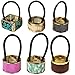 kilofly 6pc Cuff Elastic Band Ponytail Holder Hair Tie Styling Wrap Set