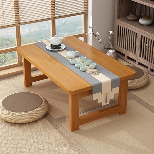 Table basse japonaise pliante en bois pour libérer l'espace de votre salon - 2