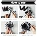 SZXFUWEI Pull Bows for Gift Wrapping: 8 PCS 6-Inch Waterproof Black Bows - Reusable Birthday Ribbon Bow for Wrapping Boxes & Decorative Accents