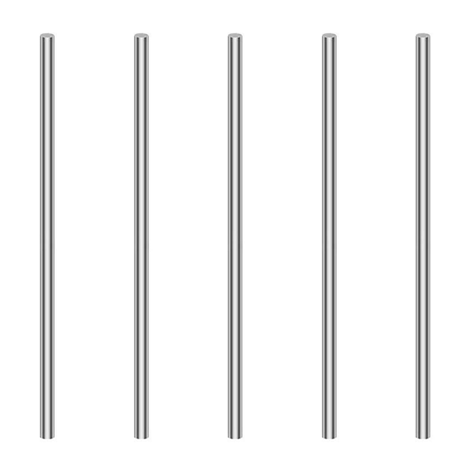 Auniwaig Okrągły pręt stalowy o średnicy 3 mm do 100 mm długości HSS, narzędzie tokarskie do wału zębatego wiertarki, tokarki, wytaczarki, miniaturowej osi, trzpień cylindryczny, narzędzie