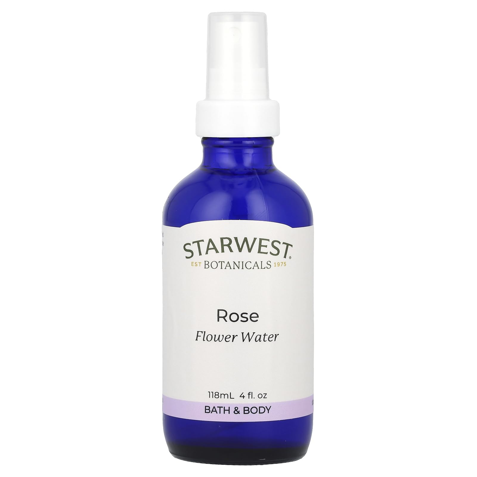 Flower Water Rose Starwest Botanicals 4 oz Liquid
