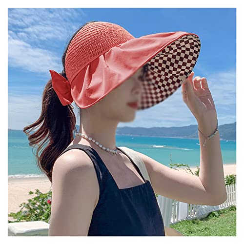 Chapeau de soleil visière femme style capeline ajustable finitions premium
