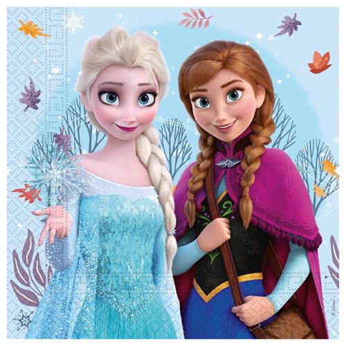 Frozen Idyllic Wonder Lot de 20 serviettes en papier double épaisseur FSC 33 x 33 cm