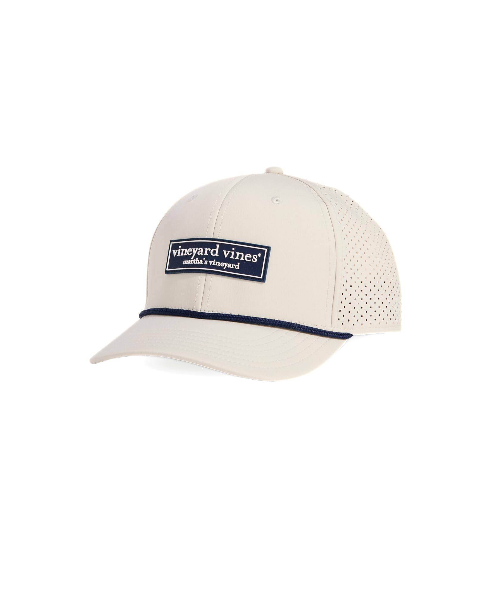 Vineyard Vines Herren Baseballkappe Rubber Patch Logo Box Performance Baseball Hat