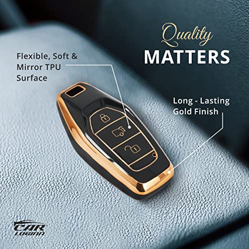 Image of Premium Car keycover for Mahindra XUV-500 Push Start Key (Smartkey)