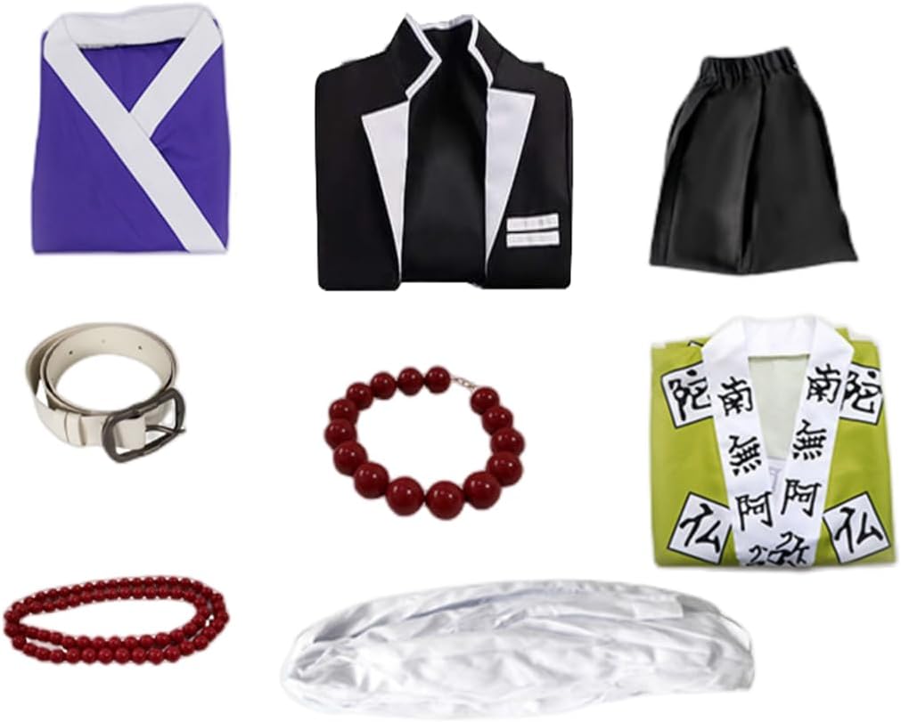 Himejima Gyoumei Cosplay Costume Himejima Gyoumei Kimono Uniform Outfit Halloween Accessories Full Set - Image 5