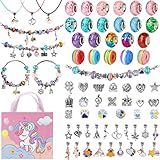 🌈Geschenke für Mädchen: Jedes kleine Mädchen verdient dieses süße Armbandset. Wunderschön verarbeitet, ist es das perfekte Bastelgeschenk für Mädchen ab 5 Jahren. Lassen Sie die Kinder versuchen, ihre eigenen Armbänder herzustellen!