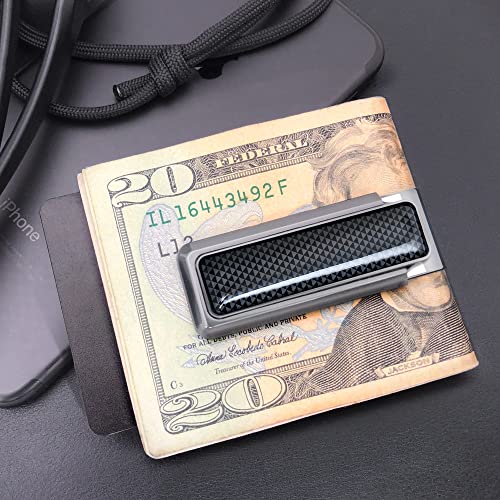 Image of M-Clip Money Clip - Minimalist Slim Wallet Alternative for Front Pocket Carry - Cash and Credit Card Holder for Men