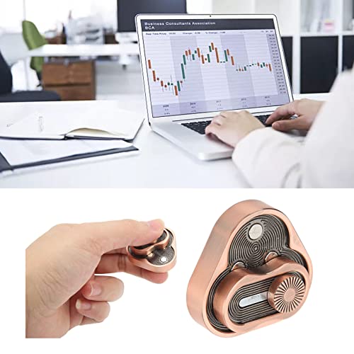 Triângulo de Metal Fidget Slider, Resistência à Corrosão Portátil, Brinquedo Deslizante na Ponta do