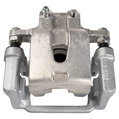 Image of TRQ Rear Brake Pad & Rotor Kit Semi-Metallic Premium G-Coated Compatible with 2009 Dodge Challenger