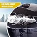 Goholy Car Front Bumper Headlight Washer Cover Compatible with BMW 328i 335i Coupe Convertible 2007-2010 Headlight Washer Nozzles Cover 61677171659 61677171660 Water Spray Cover Unpainted Right