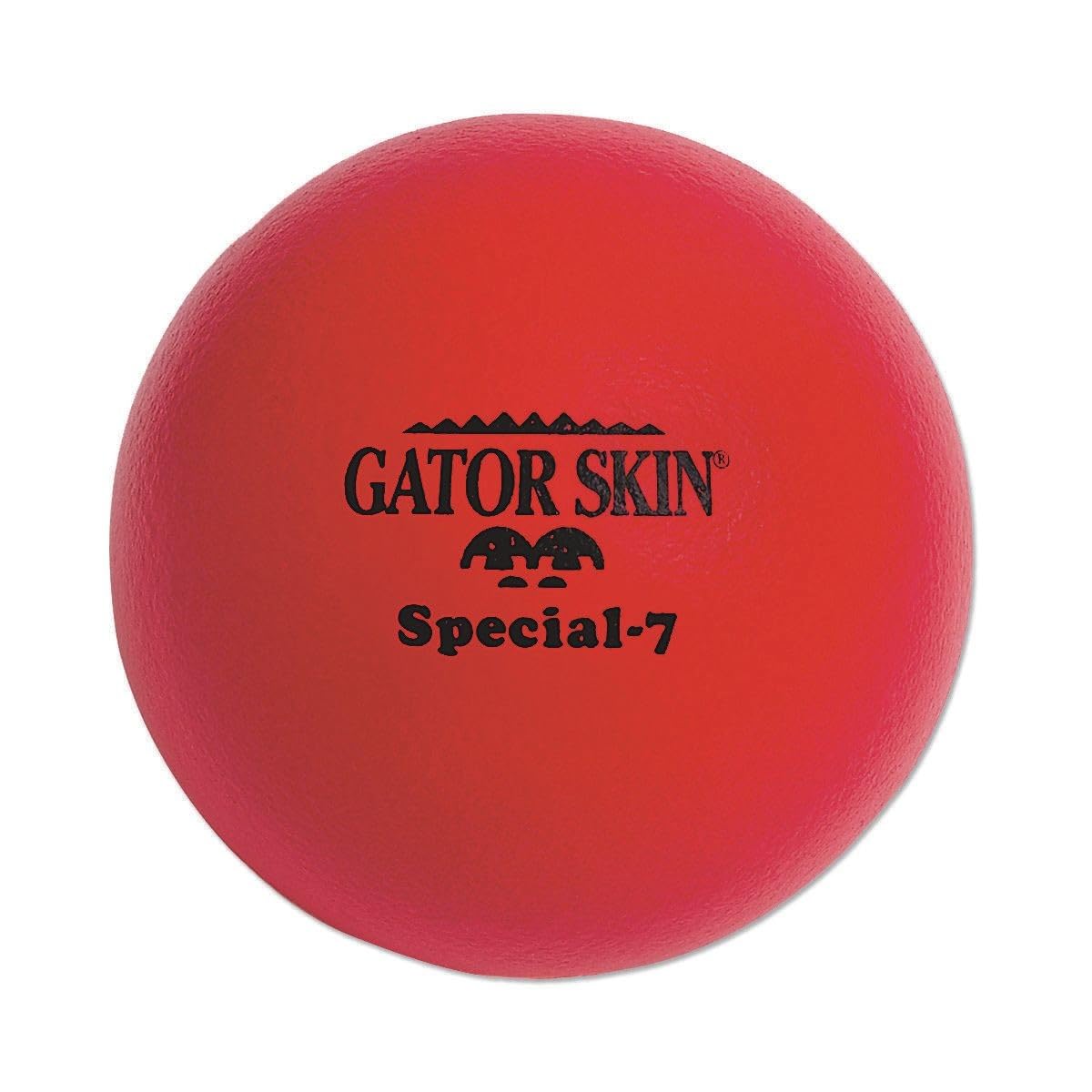 Gator Skin S&S Worldwide Special-7 Ball. Red 7" PU Coated Foam Ball with a Lively, Medium Density Foam Core. No-Sting Balls for Kids and Teens are Great for GaGa Pits, Dodgeball, PE Games and More.