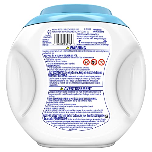 Image of Tide Pods Liquid Detergent Pacs, Free & Gentle, 42 Count (Pack of 4) (Packaging May Vary)