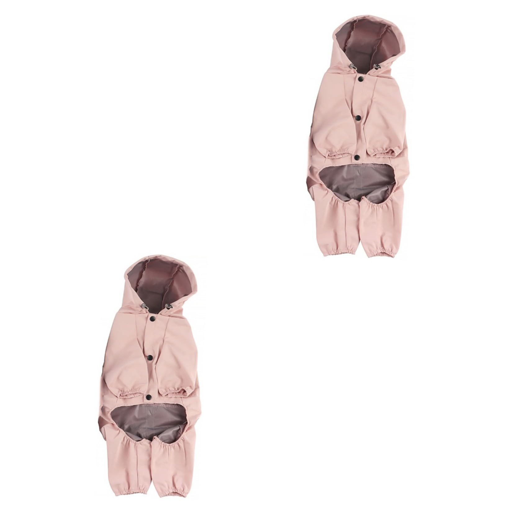 BESPORTBLE 2pezzi Cappotto Per Cani Regolabile Con Dettagli Riflettenti Abbigliamento Per Animali Domestici Protezione Completa Caso Di Pioggia Taglia Media