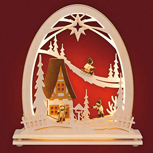 Seidel LED Schwibbogen 30 cm Winterkinder - Echt Erzgebirge®