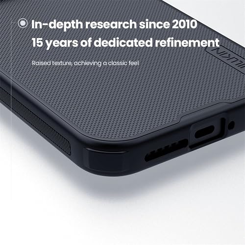 Image of Nillkin Case for Xiaomi Mi 17 (6.3 inch Inch) Super Frosted Shield Pro Hard Back Soft Border (PC + TPU) Shock Absorb Cover Raised Bezel Camera Protect Black Color | Super Frosted Shield Pro, Hard Back Soft Border (PC + TPU), Shock Absorb Cover, Raised Bezel Camera Protect