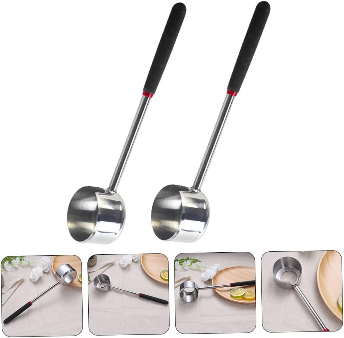 2pcs Coconut Opener Tool Stainless Steel Corer Hammer for Coconuts Safe Easy to Use