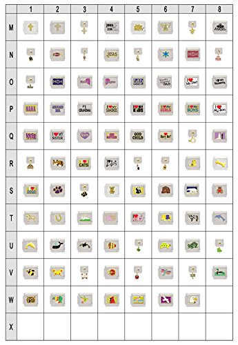 Clearly Charming Italian Charm Shiny Starter Bracelet With 8 Charms Bundle #TOP3