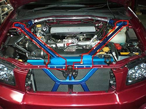 Cusco Power Brace, Motor Room, Compatible with 2003-08 Forester SG5