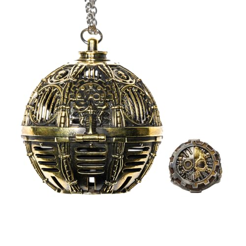 JOOVAYUN Warhammer 40K Adeptus Mechanicus Thurible Censer & Gold Ring Set, Iconic Gaming Collectible Accessories (Ring Set A)