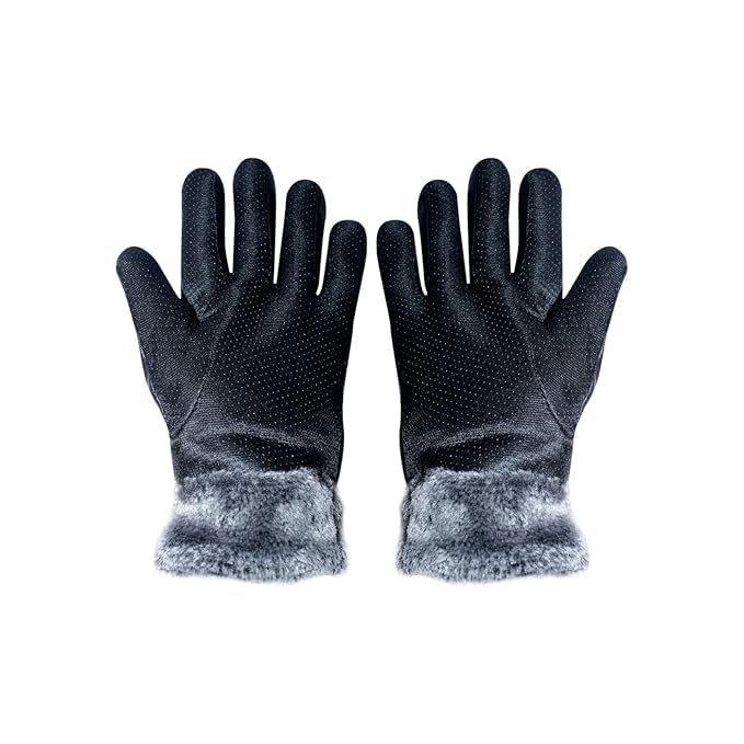 Leather Breathable Anti-Skid Half-Finger Tactical Gloves,Weight Lifting Gym Wrist Support Fingerless Gloves, 20 gram (Pack of 1) (Black)-image-17