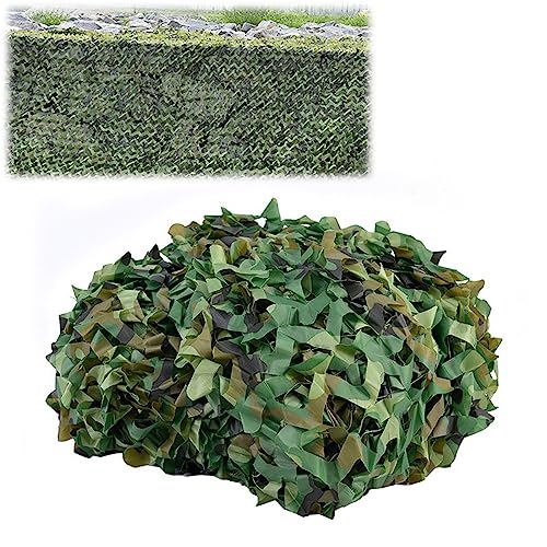 Red de Camuflaje Militar Malla Sombra Red Camuflaje Sombra, Malla de Camuflaje con Red de Cuerda y Lazo para Caza, Camping, Fotografía, Privacidad, Jardín, Sombrilla ( Color : Jungle , Size : 10x20m(3