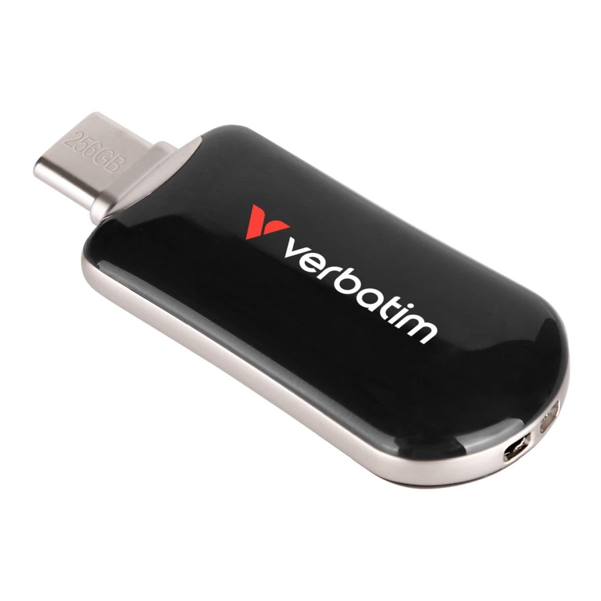 Verbatim Plectra 30226 - Unità flash USB-C da 256 GB, colore: Nero