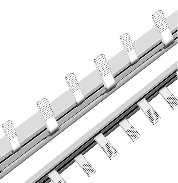 1 PCS 2P63A busbar, tin-Plated Copper, 36mm Pitch, Circuit Breaker Terminal Block, Distribution Box Circuit Breaker Connection.(2P 63A Copper Colored Needle with 36mm spacing)