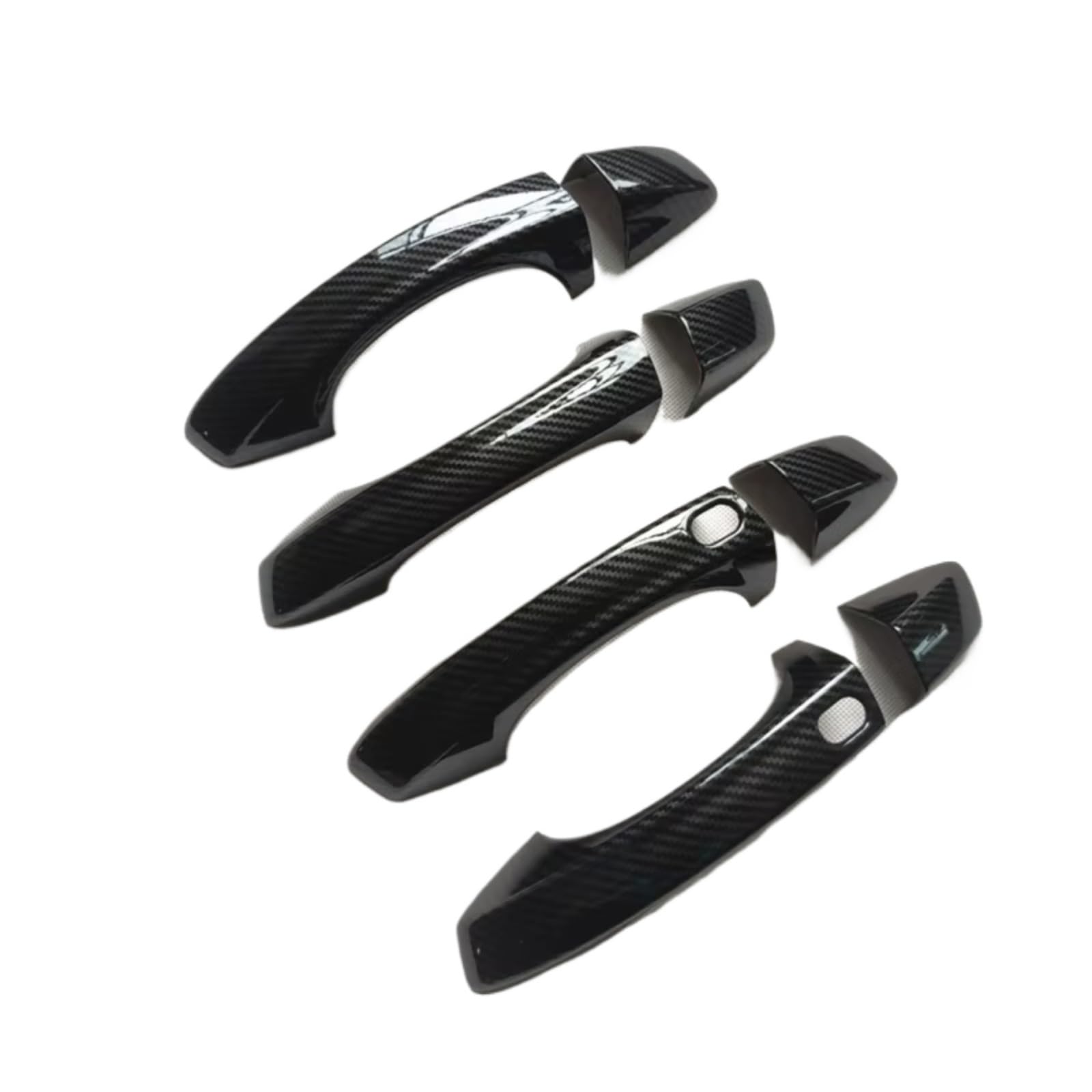 Qdzvalumv One Color Car Door Handles Cover Shell Compatible With Vw For Touareg Cr Mk3 2019 Car Exterior Door Handle Cover Trim Set Replacement Accessories(S-2)