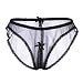 So Sexy Lingerie (TM) Sheer Hipster Open Crotch Panties