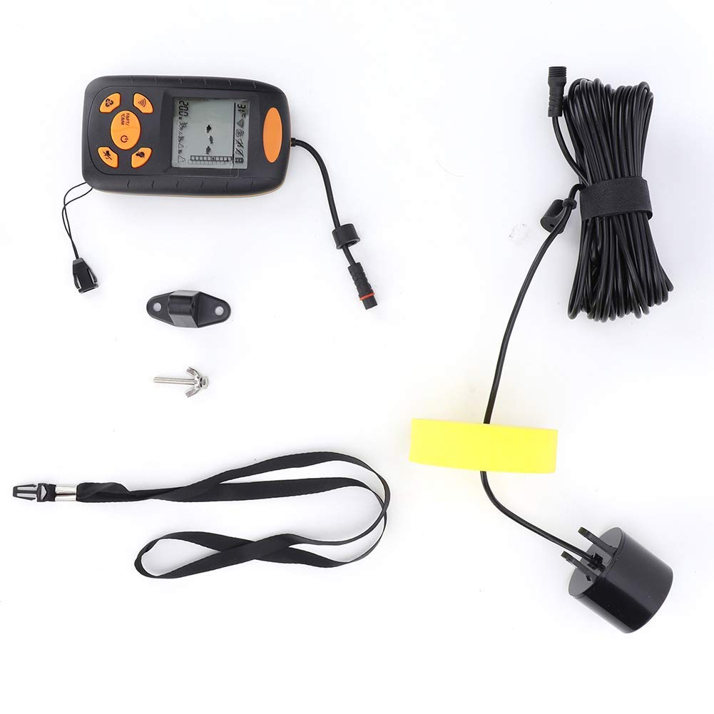 Fischfinder, Angeln Sonar Sensor Wandler Tiefe Sonar Echolot Angelfinder Alarm Fischidentifikator Detektor 0,4 Mt-100 Mt
