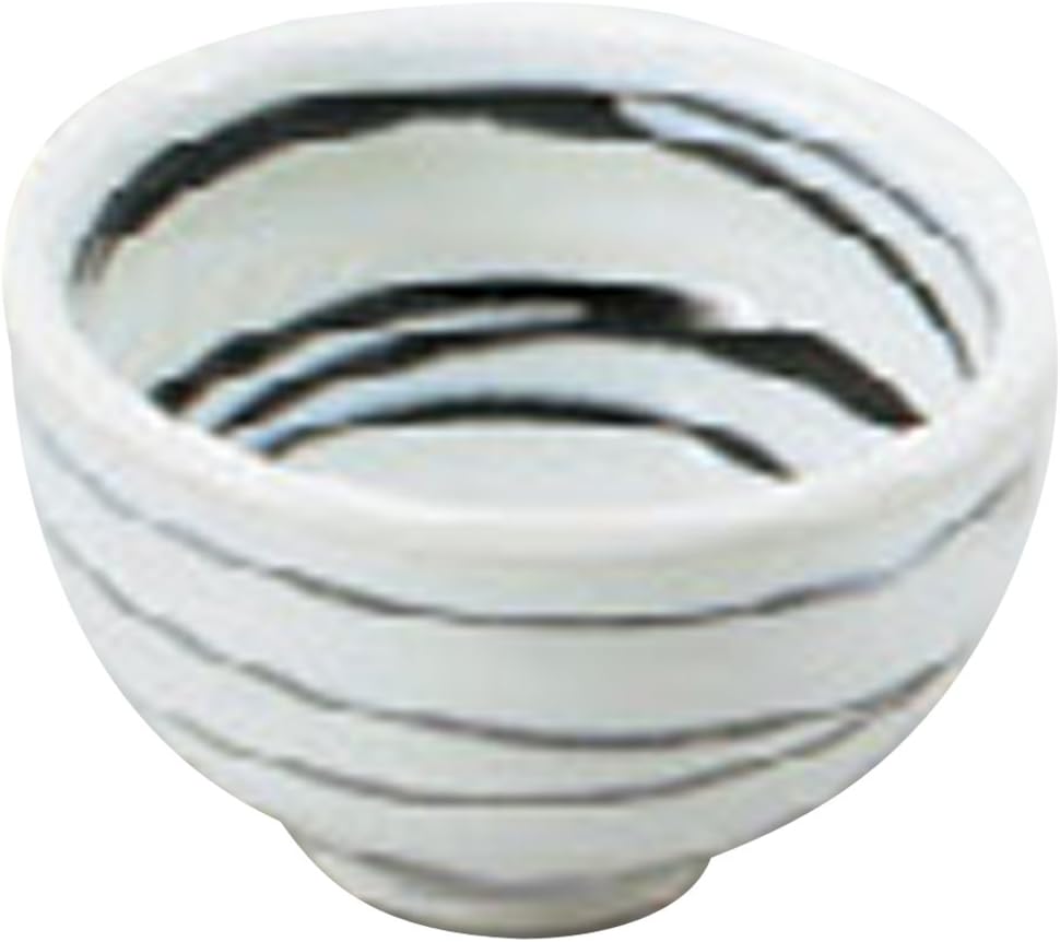 Yamasita Craft 11583810 White Tenme Uzu Tide Gui Cup, 2.4 x 2.4 x 1.6 inches (6 x 6 x 4 cm)