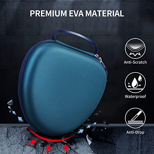 Fintie Hard Case For Airpods Max Headphone, Replacement Protective Travel Carrying Storage Bag With Auto Wake/Sleep For Airpods Max (Navy Blue) #TOP4