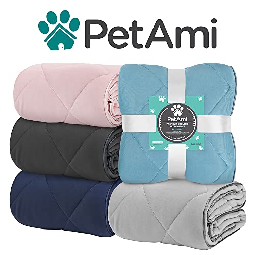 Petami Premium Cooling Dog Blanket | Lightweight Fluffy Pet Throw Blanket Bed Cover For Dogs, Cat, Puppies | Pet Blanket Furniture Protector Couch Sofa | Reversible Fuzzy Cozy | 29X40, Pink #TOP6