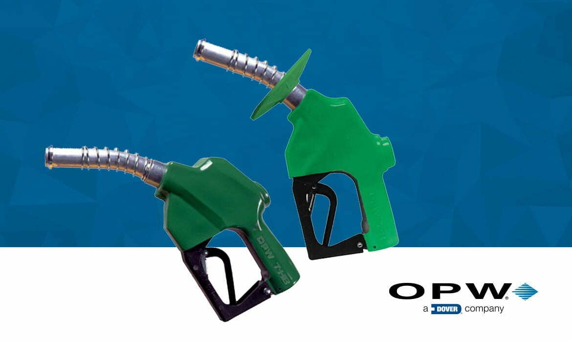 OPW7HB-0100 Diesel Nozzle, 1", Green