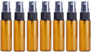 12Pcs 20ml/0.7oz Glass Spray Bottles Empty Refillable Fine Mist Spray Bottle Dispenser with Cap Essential Oil Liquid Containers Jar for Perfume