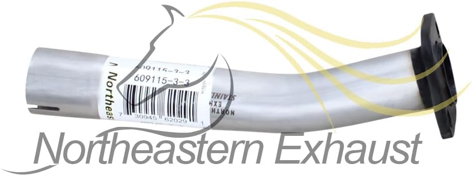 Northeastern Exhaust | Stainless Steel Exhaust Resonator Pipe Compatible for 1999-2003 Acura TL 3.2L | Free Clamps and Gaskets Included | Automotive Replacement Part