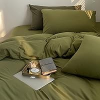 Vista 546 de CLOTHKNOW Juego de edredón de 3 piezas de color marrón caramelo, tamaño individual/individual XL, color terracota suave, color óxido con 2 fundas