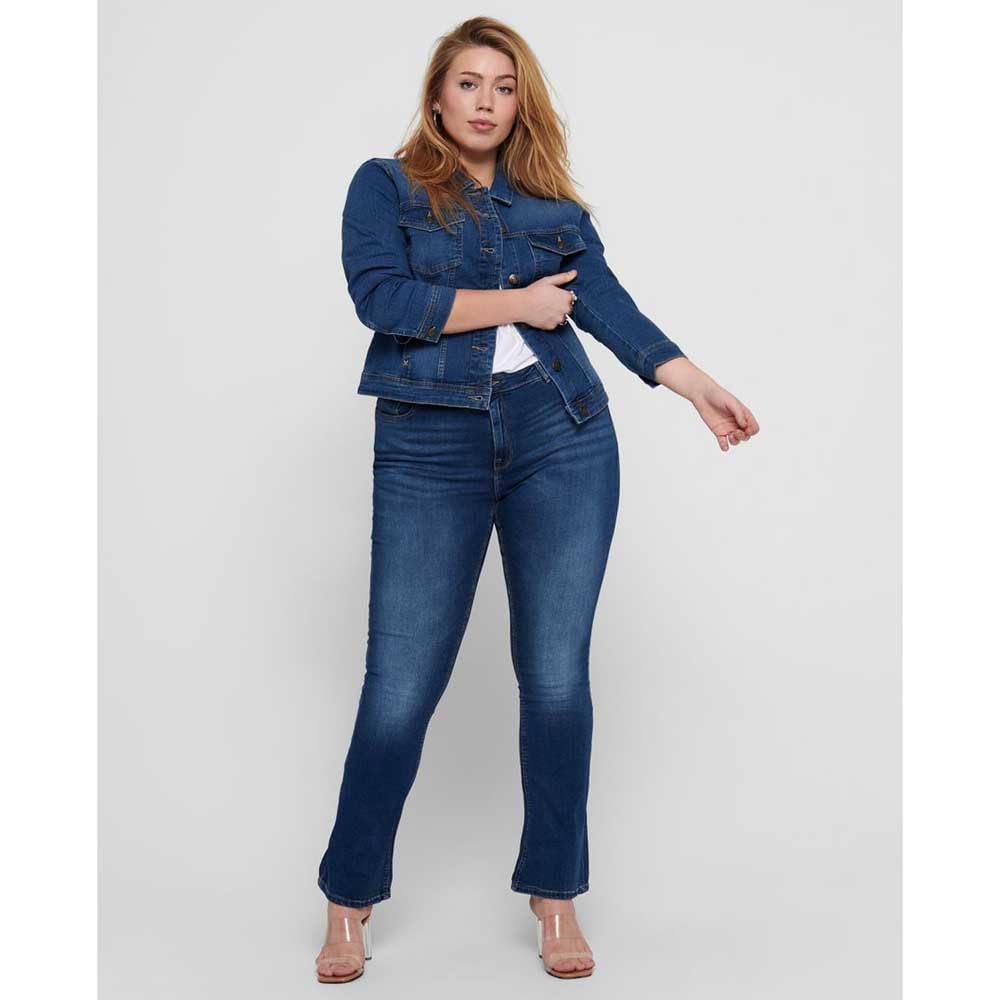 ONLY Carmakoma Carwespa Life Denim Jacket Mbd Noos Blouson en jean Femme (lot de 1)