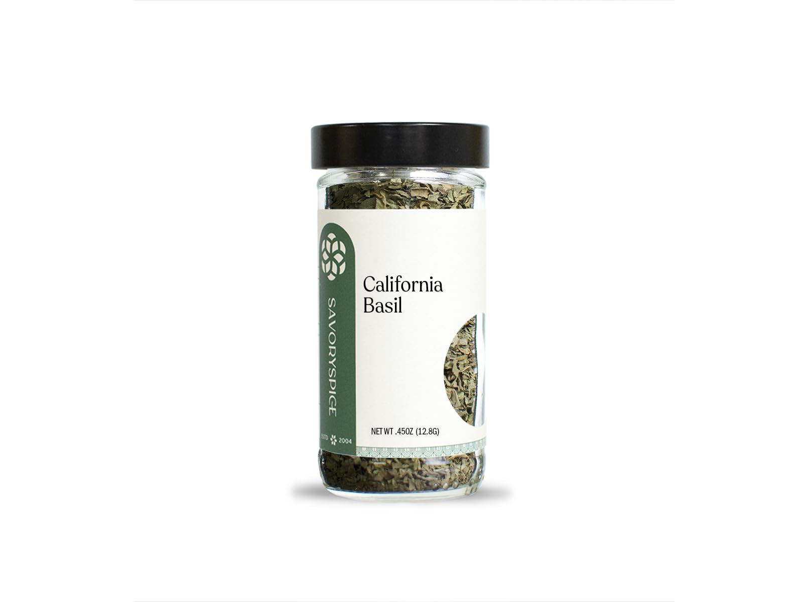 Savory Spice California Basil (0.45 oz) - Sweet Dried Basil Leaves with Warm, Anise Flavor - Premium Dried Herb for Pasta, Sauces, Seafood &