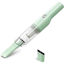 Mini Plus Handheld Vacuum for Car, Desk, Keyboard, Pet Hair, Mint Green