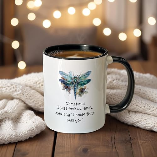 Taza de Café Memorial Dragonfly Cerámica 11oz miniatura 3